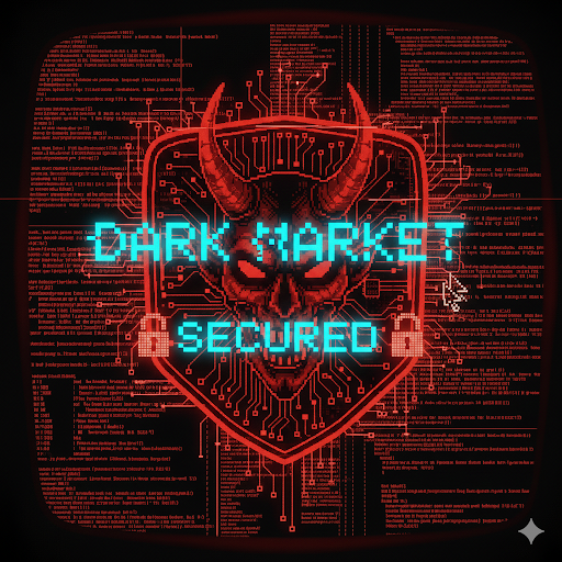 DARK MARKET SHOP - Official encrypted logo